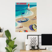 Poster Shore Vintage (Bureau à domicile)