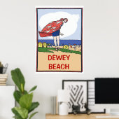 Poster Shore Vintage (Bureau à domicile)