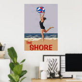 Poster Shore Vintage (Bureau à domicile)
