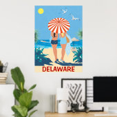 Poster Shore Vintage (Bureau à domicile)