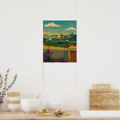 Poster Shoreham Serenity - Riverside Townscape (Cuisine)