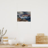 Poster Shoshone Falls, Idaho par Thomas Moran Imprimer (Cuisine)