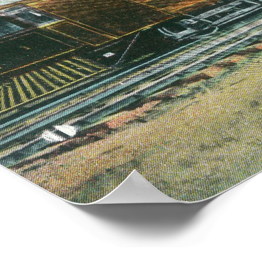 Poster Shoshone Flyer Train de Spokane (Coin)