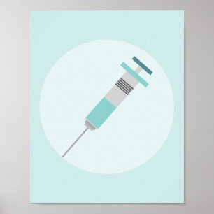 Poster Shots, Immunizations Medical Graphic Art
