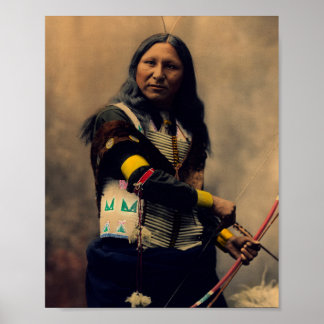 Poster Shout At Oglala Sioux 1899