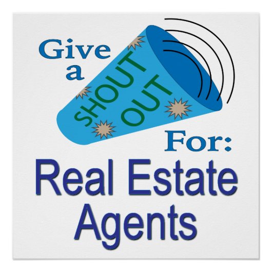 Poster Shout for Real Estate Agents (Devant)