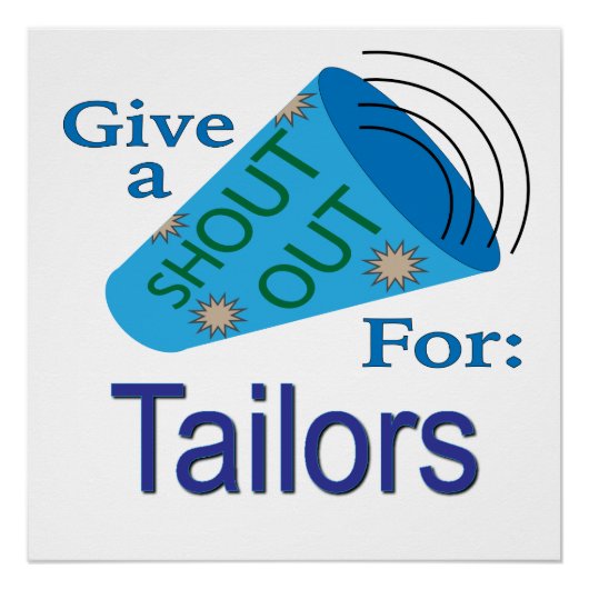 Poster Shout Out for Tailers (Devant)