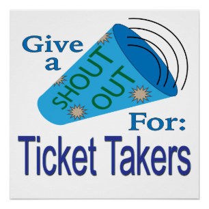 Poster Shout Out for Tickakers