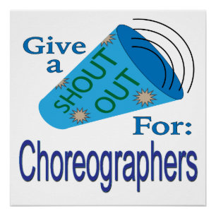 Poster Shout Out pour les chorégraphes