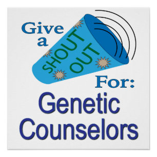 Poster Shout Out pour les conseillers en génétique