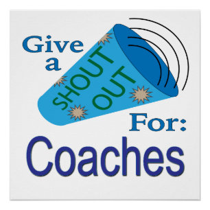 Poster Shout Out pour les entraîneurs