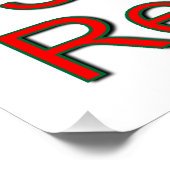 Poster Shout Out pour Père Noël Reindeer (Coin)