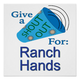 Poster Shout Out pour Ranch Hands