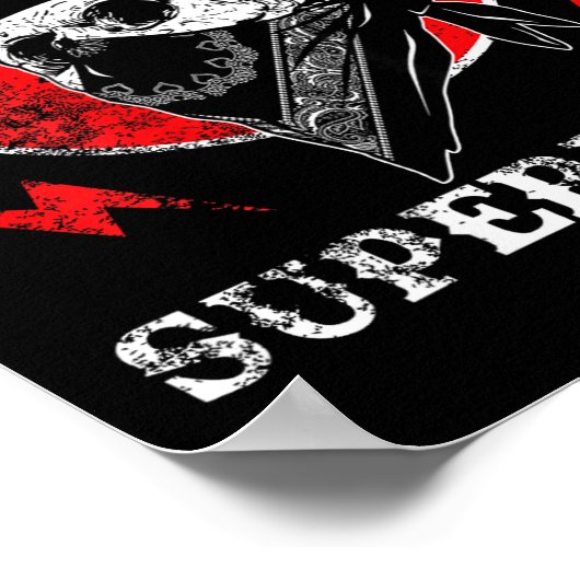 Poster Show Supervisor Cool Boy Skull Sarcastic Work Humo (Coin)