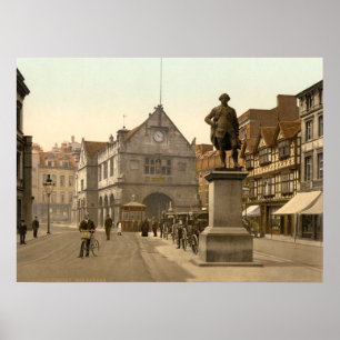 Poster Shrewsbury Carré, Shropshire, Angleterre