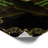 Poster Shri Yantra- Maha Lakshmi Ashtakam- Abondance (Coin)