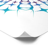 Poster Shri Yantra ou Sri Chakra - Glowing Energy (Coin)