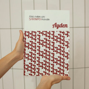 Poster SHRIMPLEMENT Adorable Retro Rouge Blanc Nursery Pe