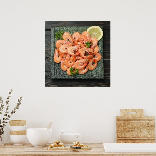 Poster Shrimps (Cuisine)