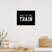 Poster Shut up (Cuisine)