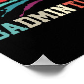 Poster Shutter Badminton Player Sports Racket Coach Team (Coin)