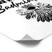 Poster Shuttle Badminton Player Shuttle Racket 1 (Coin)