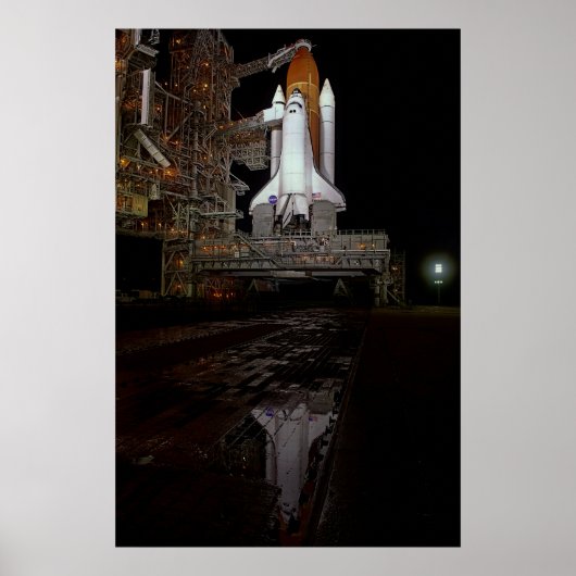 Poster SHUTTLE ENDEAVING sur PAPIER DE LANCEMENT (Devant)