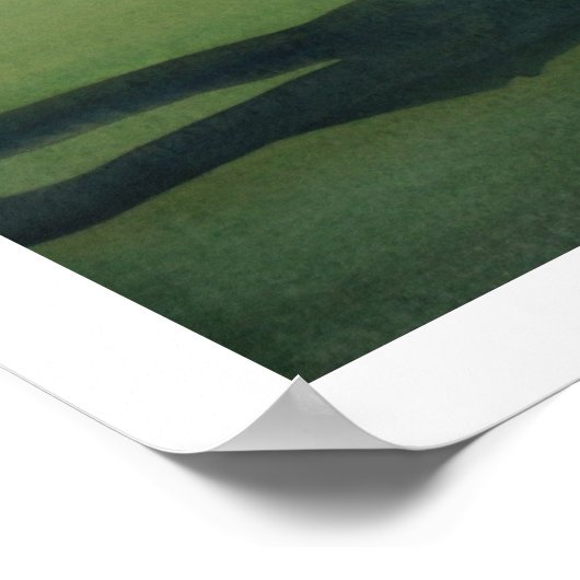 Poster "Shuttlecocks" Aquarelle Paul Jackson (Coin)