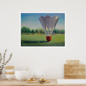 Poster "Shuttlecocks" Aquarelle Paul Jackson (Cuisine)
