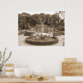 Poster Shy Girl aux Rose (Cuisine)