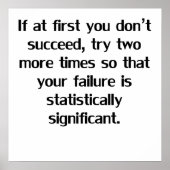 Poster Si au début vous n’avez pas réussi (Devant)