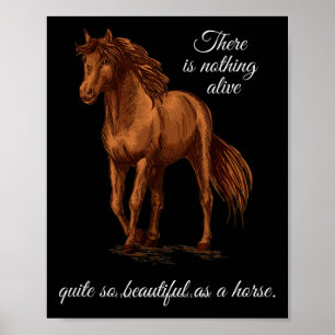 Poster Si Belle Comme Un Cheval Hommes Femmes Enfants Hor