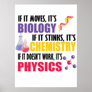 Poster Si ça bouge c'est la biologie
