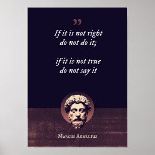 Poster Si ce n'est pas bien ne le faites pas; si ce n'est