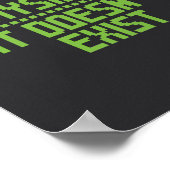 Poster Si ce n'est pas physique, il n'existe pas. (Coin)