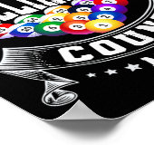 Poster Si Cela Impliquait Des Billards Me Comptent Dans L (Coin)