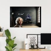 Poster Si cela se sait..... (Bureau à domicile)