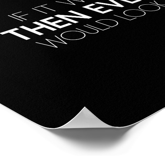 Poster Si C'Était Facile (Coin)