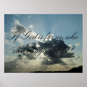 Poster Si Dieu est pour nous, qui peut être contre nous ?
