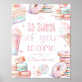 Poster Si doux de vous pour venir sucreries Faveurs (Devant)