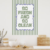 Poster Si Frais Et Si Propre (Cuisine)