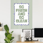 Poster Si Frais Et Si Propre (Bureau à domicile)