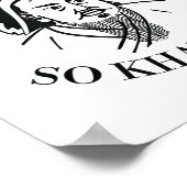 Poster Si Gengis Khan Vous Khan Drôle de Motivation (Coin)