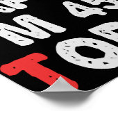 Poster Si heureux que j'ai 45e aujourd'hui drôle Idée cad (Coin)