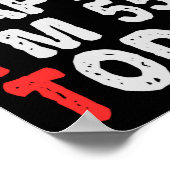 Poster Si heureux que je suis 55e aujourd'hui drôle Idée (Coin)