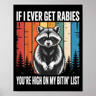 Poster Si J'Ai Déjà Eu De La Rage, Tu Es Debout Sur Ma Li