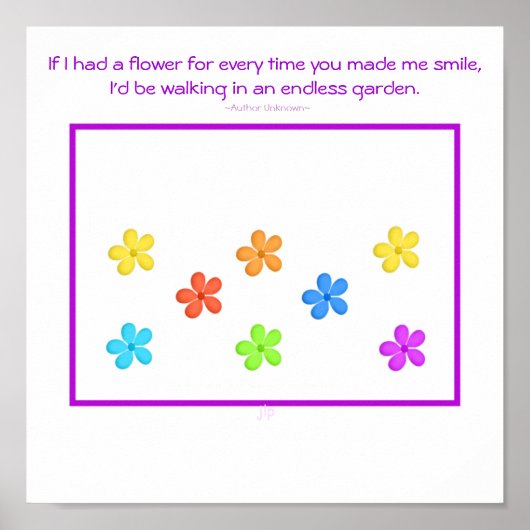 Poster Si J'Avais Une Fleur (Devant)