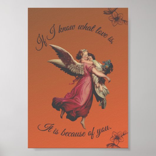 Poster "Si je sais ce qu'est l'amour, c'est à cause de to (Devant)