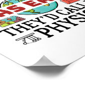 Poster Si la géographie était facile amusant enseignant é (Coin)