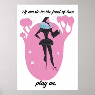 Poster Si la musique est la nourriture de l'amour, jouez 
